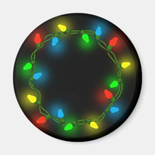 Íman Luzes redondas de Natal