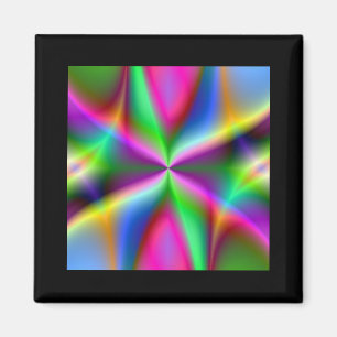 Íman Luzir Fractal Metálico Colorido