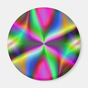 Íman Luzir Fractal Metálico Colorido