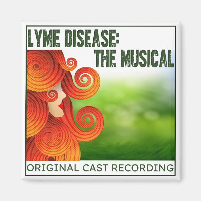 Íman Lyme Disease: O Magnet Do Álbum Musical (Frente)