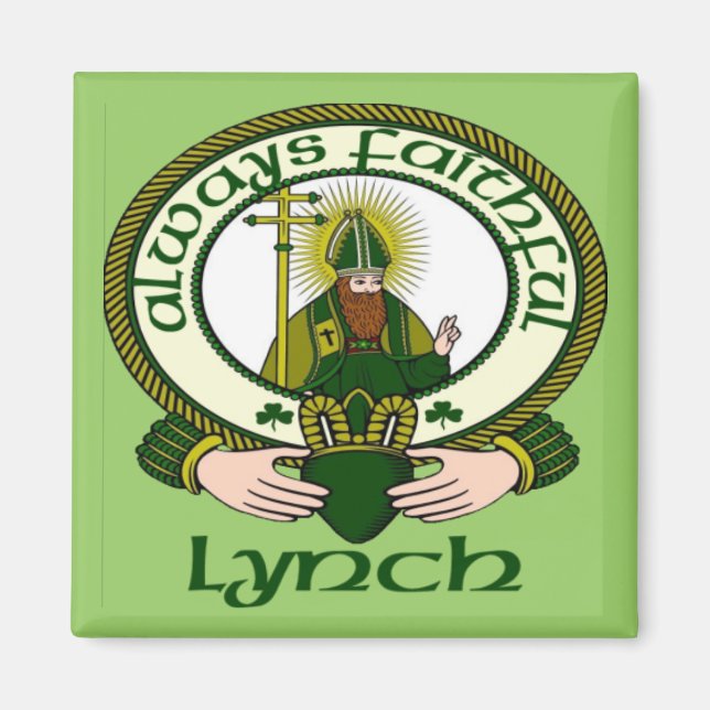 Íman Lynch Clan Motto Magnet (Frente)