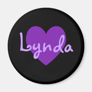 Íman Lynda no roxo