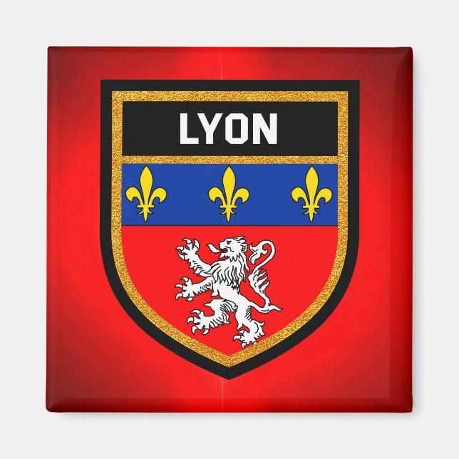 Íman Lyon Flag (Frente)