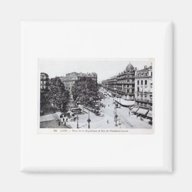 Íman Lyon, França, 1910 Vintage (Frente)