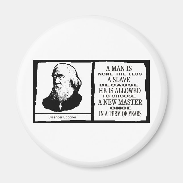 Íman Lysander Spooner (Frente)