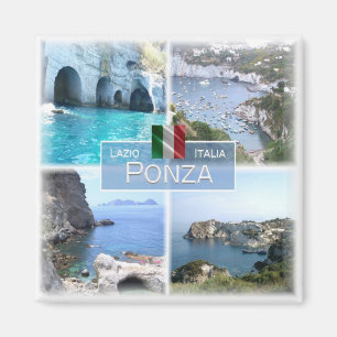 Íman LZO044 PONZA - Lazio - Itália - Geladeira
