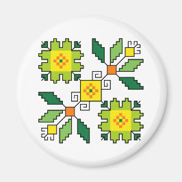 Íman M0024 Magnet Motif búlgaro folk shevitsa verde