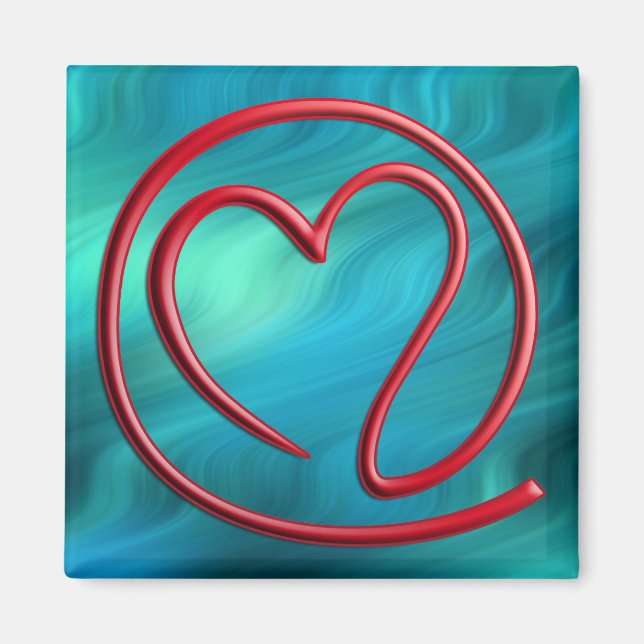 Íman m a i l 4 | ondas bluegreen (Frente)