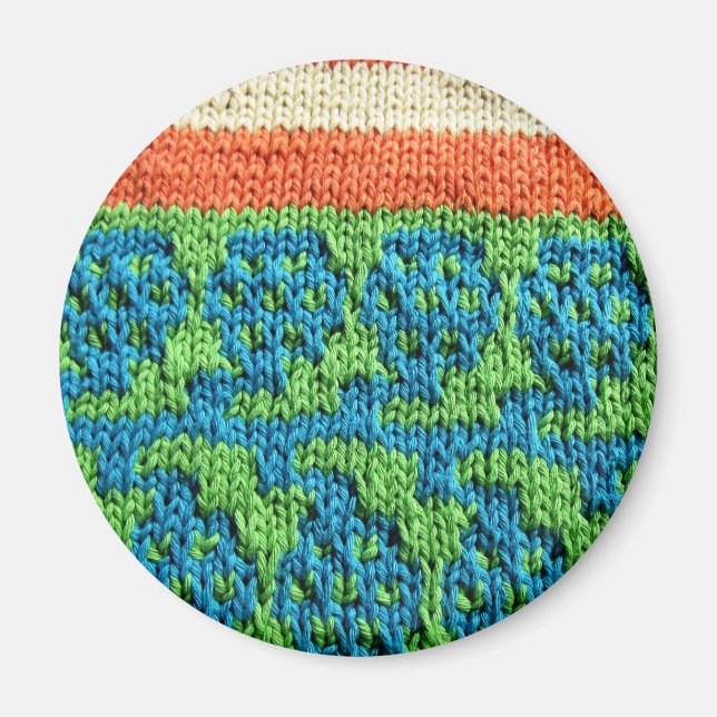 Íman m Magnet do Knit do Artisanware (Frente)