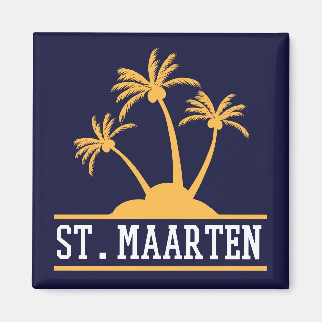 Íman Maarten, a ilha amigável Sint Martin (Frente)