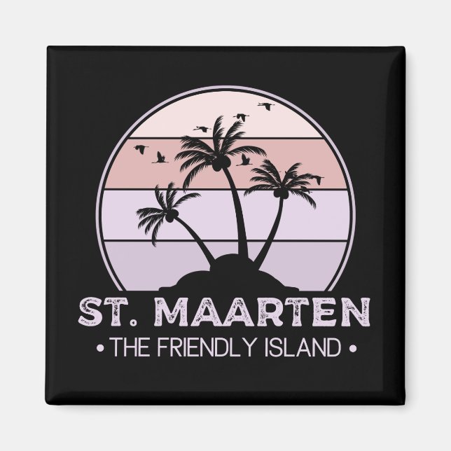Íman Maarten, o amigo Retro Ilha Sint Martin (Frente)