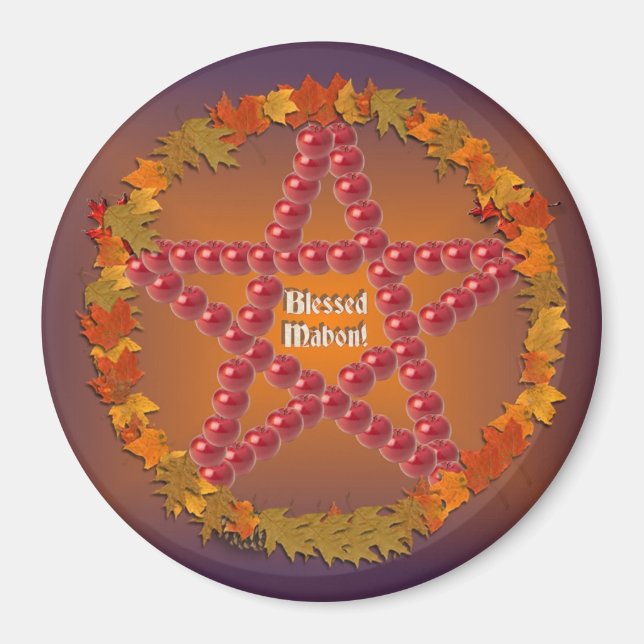 Íman Mabon Pentacle (Frente)