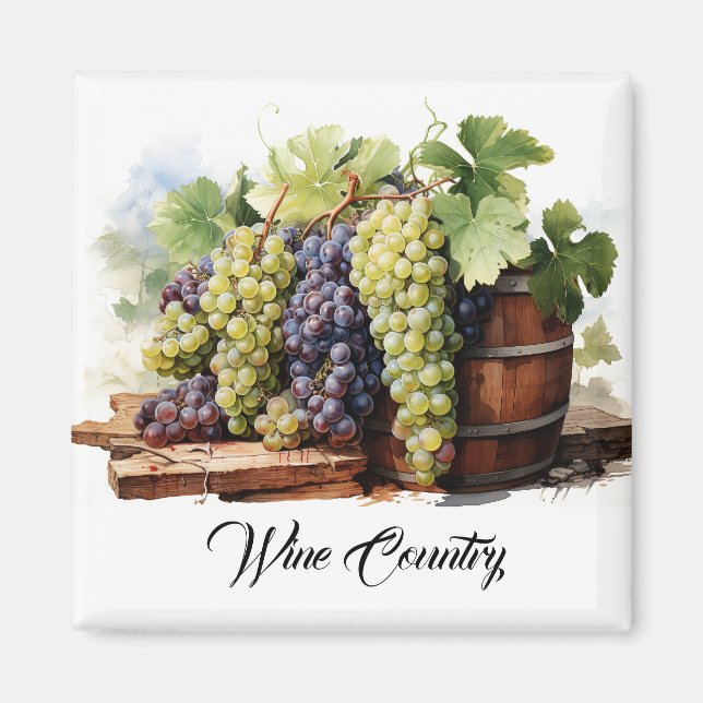 Íman Maca de Uva Vinho (Frente)