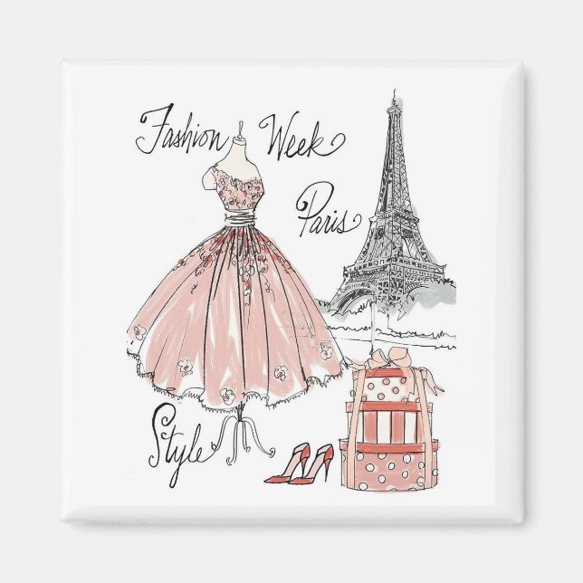 Íman Maçã Selvagem | Estilo da Semana da Moda de Paris (Frente)