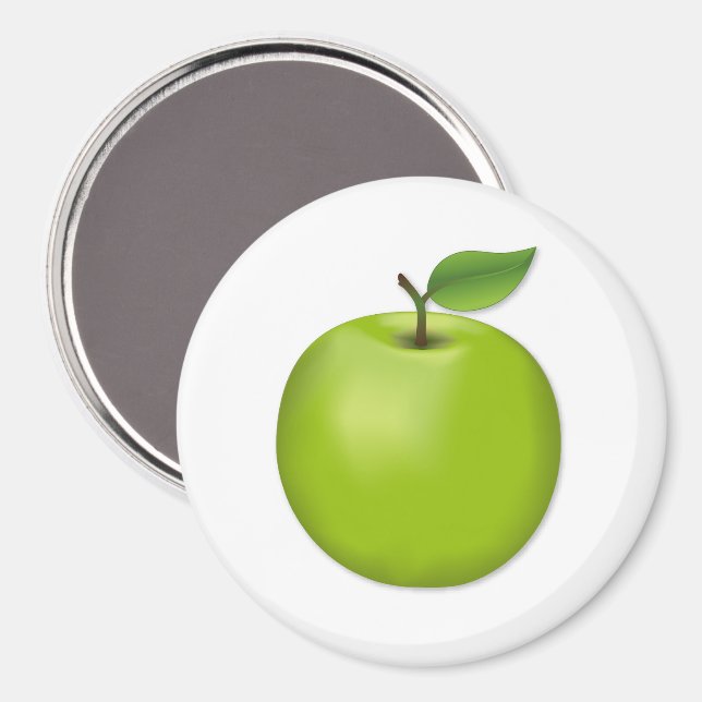 Íman Maçã Verde  (Front/Back)