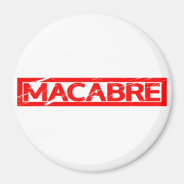 Íman Macabre Stamp (Frente)