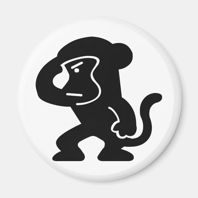 Íman macaco (Frente)