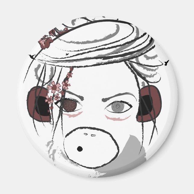 Íman macaco. (Frente)