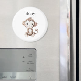 Íman Macaco Animal Sorridente Fofo