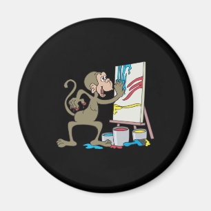Íman macaco-artista