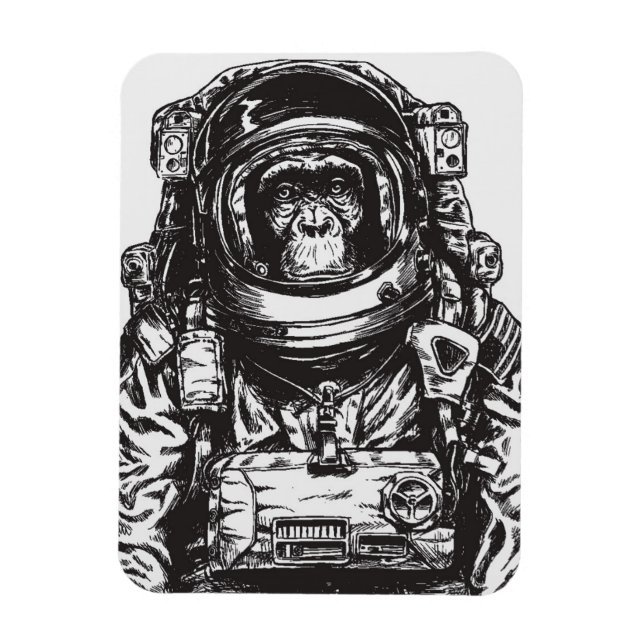 Íman Macaco Astronauta (Vertical)