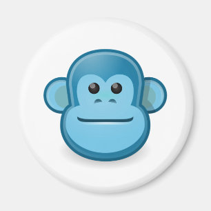 Íman Macaco azul