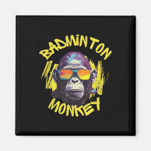 Íman Macaco de Badminton com Raquete Peteca Selva Espor