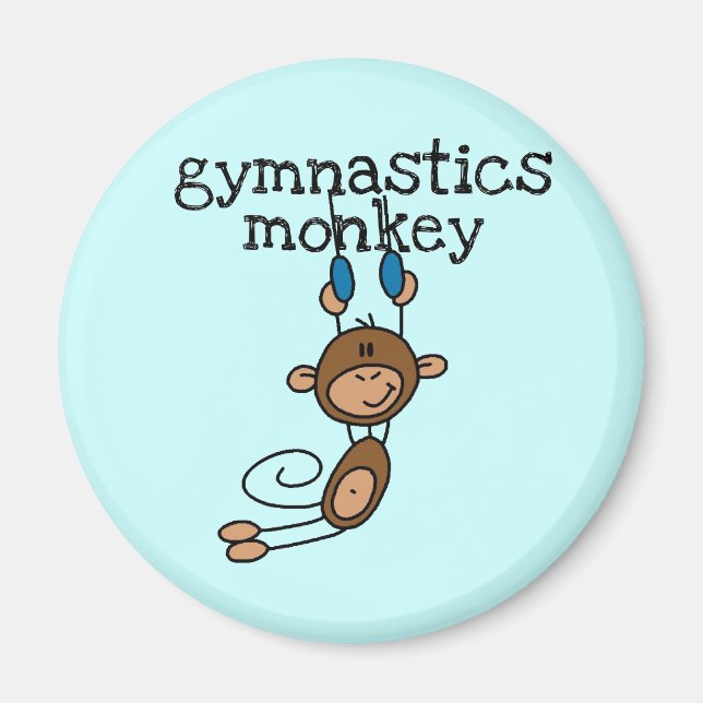 Íman Macaco de Ginástica (Frente)