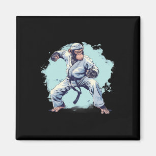 Íman Macaco de Karatê Artes Marciais Kickboxing Judo Mm