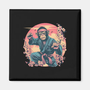 Íman Macaco de Karatê Sakura Jiu-jitsu Mma Artes Marcia
