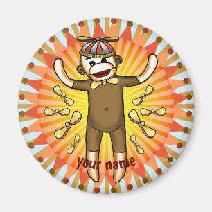 Íman Macaco de Meia Beanie