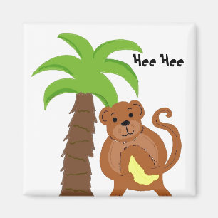 Íman Macaco Engraçado Hee Hee