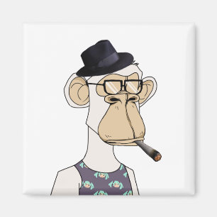 Íman macaco entediado