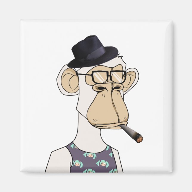 Íman macaco entediado (Frente)