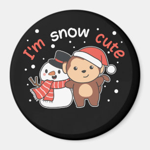 Íman Macaco Eu Te Amo Neve Muito Neve Magneta