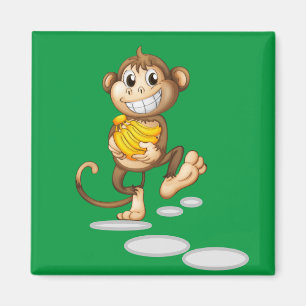 Íman macaco feliz 