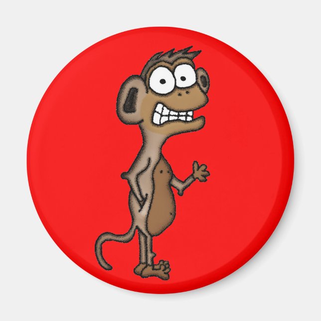 Íman Macaco ondulado (Frente)