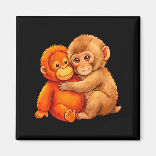 Íman Macaco punho bebê fofo animal engraçado