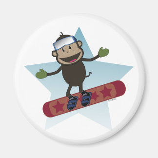 Íman Macaco Snowboard