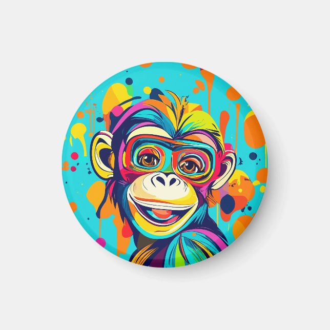 Íman Macaco Sorridente (Frente)