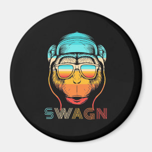 Íman Macaco Trocado Retro