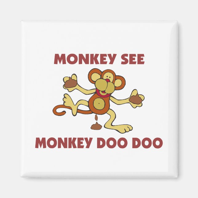 Íman Macaco Ver Monkey Doo Doo (Frente)