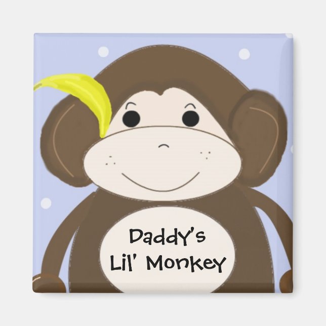 Íman Macaquinho Com Dito Fofo (Frente)