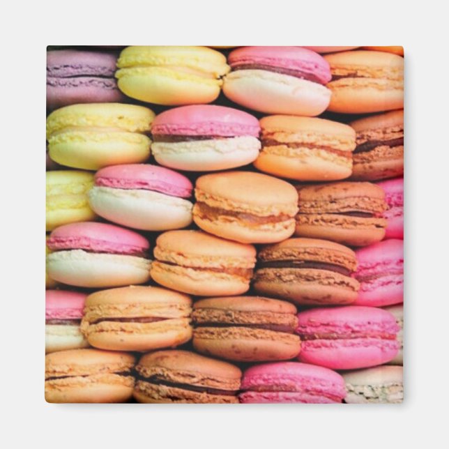 Íman Macarons Coloridos (Frente)