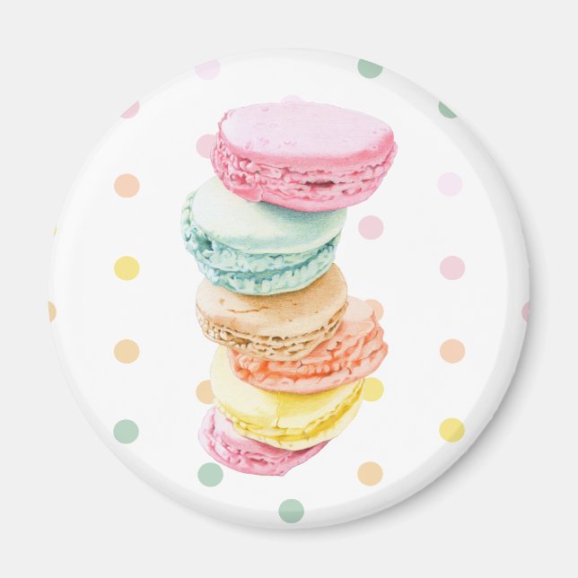 Íman Macarons pontos Magnet (Frente)