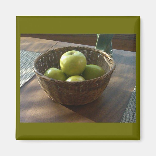 Íman Maçãs verdes (Frente)