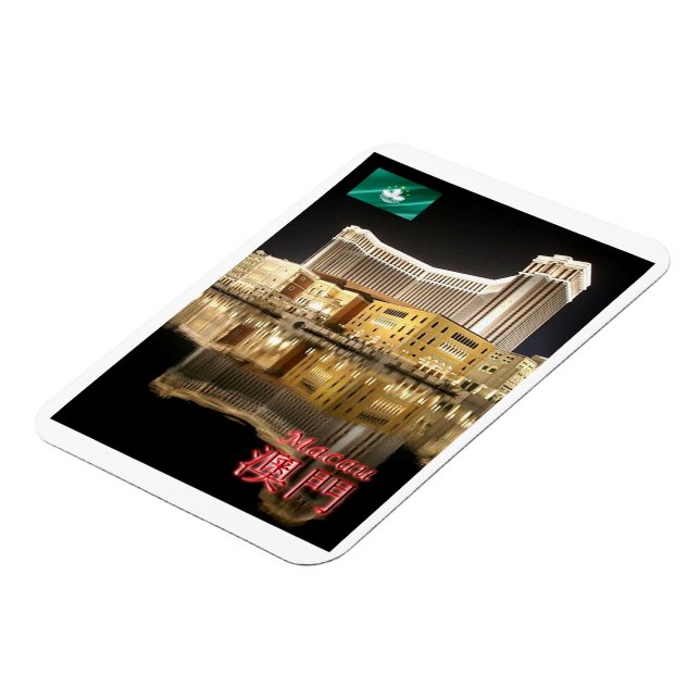 Íman Macau à noite - Magnet (Left Side)