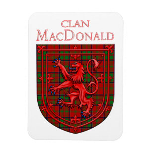 Íman MacDonald de Glencoe Tartan Xadrez escocesa