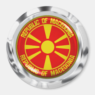 Íman Macedônia Round Emblem