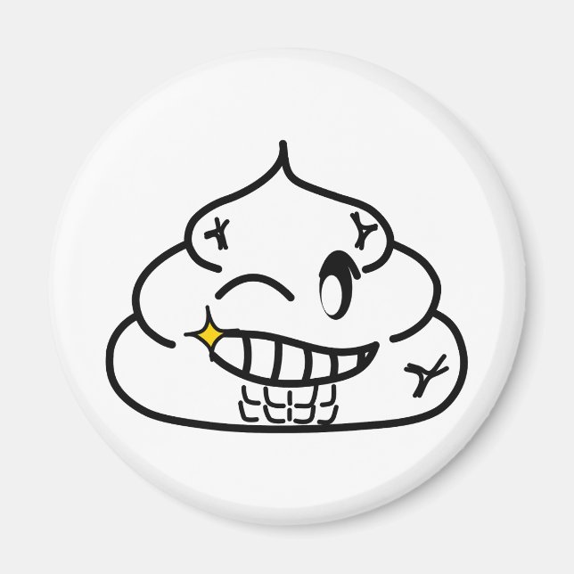 Íman Macho Poop - Brootsch, PooPoo (Frente)